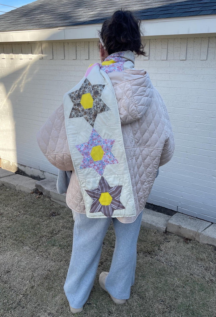 Vintage Quilt Scarf