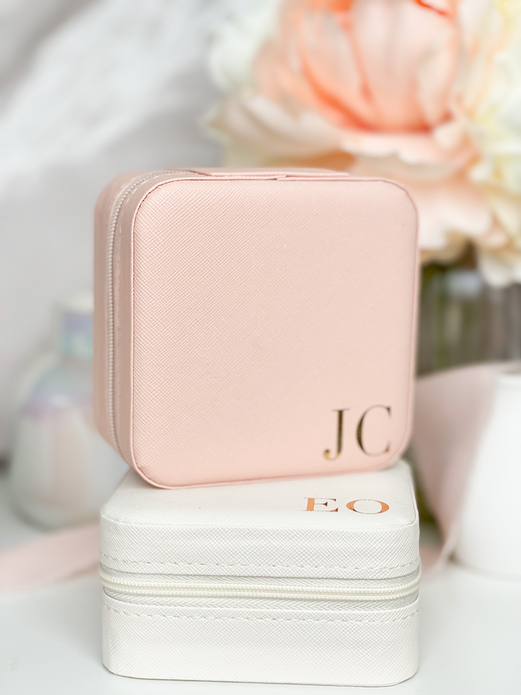 Personalized Travel Jewelry Case