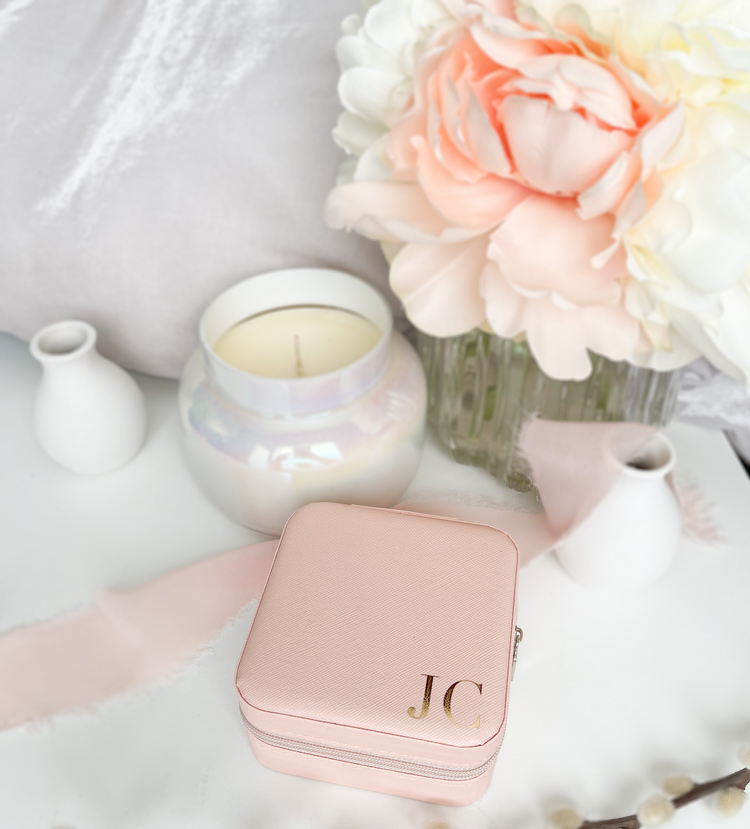 Personalized Travel Jewelry Case